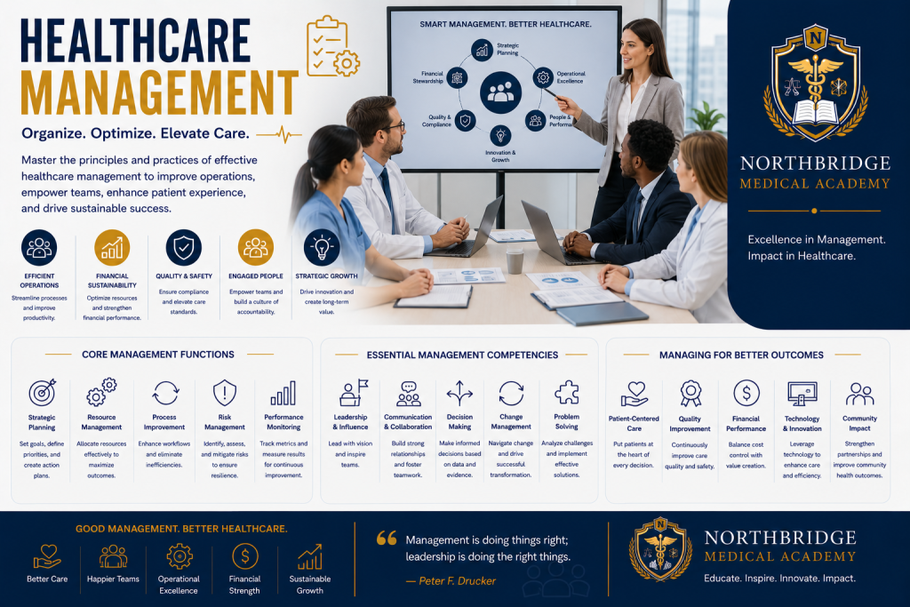 Healthcare Management program visual